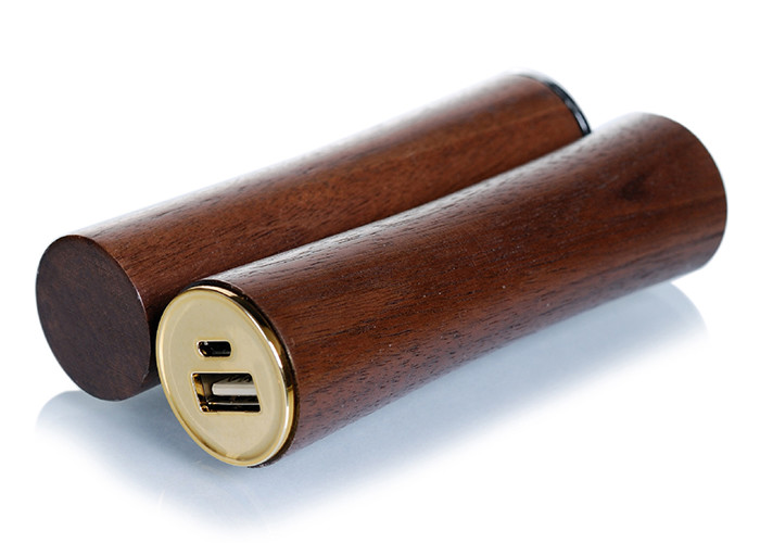Easy Carry Carved Wood Power Bank 2600mAh With Laser Engraved Logo