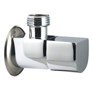 China Chrome Plated Brass Angle Valve Single Hole Ceramic Cartridge wholesale