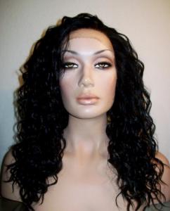 China Remy hair Deep Wave Free Tangle Full Lace Wigs Human Hair 10- 30 Inch wholesale