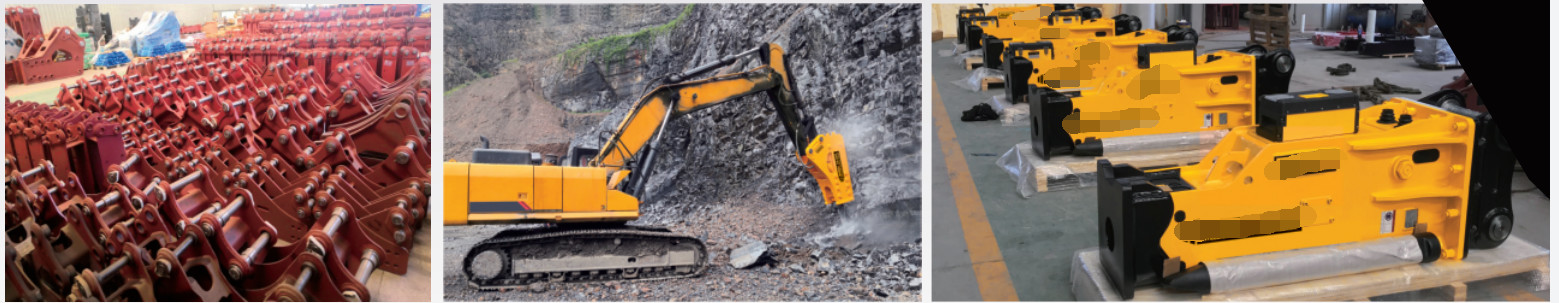 15-20ton Excavator Attachment Durable Hydraulic Rock Breaker Hammer