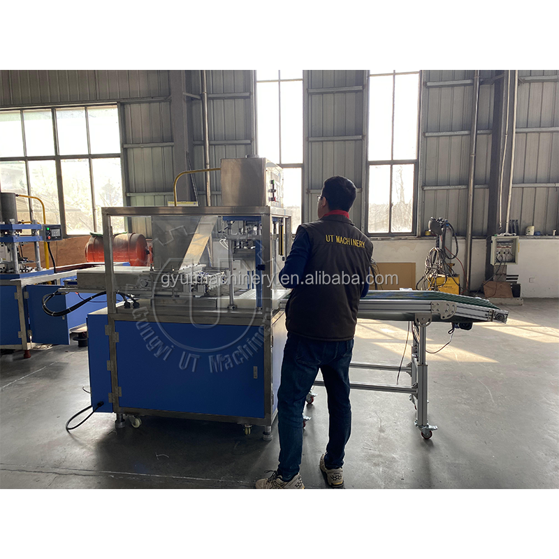 2024 Pneumatic Bath Fizzer Press Machine for Automatic Shrink Wrap of Bath Balls