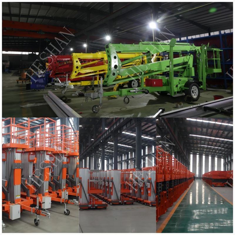 Aerial Working Engine Towable Telescopic Electric Boom Lift