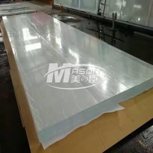 China 100% Virgin Lucite Thick 12700x2450mm Aquarium Acrylic Sheet Transparent Cast wholesale