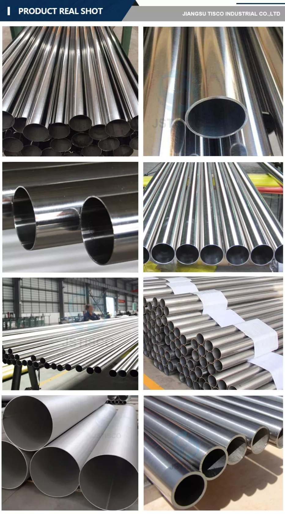 321 Stainless steel seamless round pipe