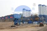 HZS180 180 M3/H Ready Mix Concrete Plant, Wet Batch Concrete Plant