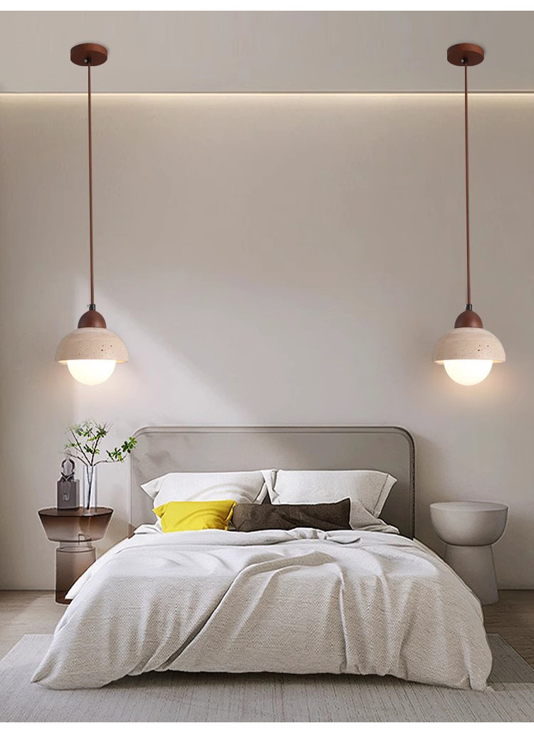Wabi Sabi Pendant Light Janpanese Stone ceramic pendant light(WH-AP-574)