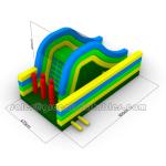 Best Lead Free Pvc Tarpaulin Material Custom Inflatable Obstacle Course