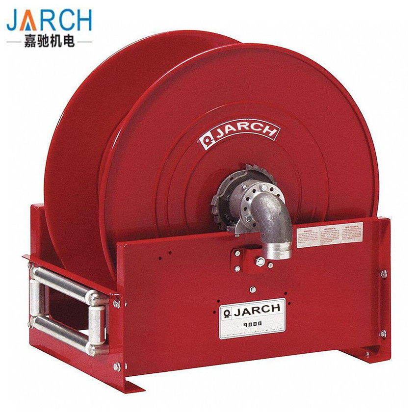 1-1/2" 50m Spring Return Hose Reel 600 Psi Pressure hose reels For Portable Service Trucks