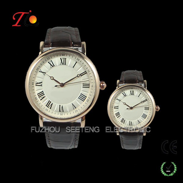 snakeskin texture PU leather band and golden diamond inset case with a hanging drop for ladies watches