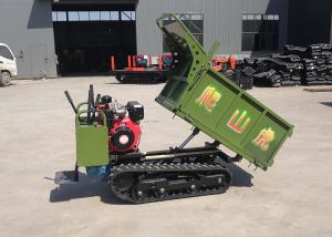 China 0.8 Ton For Farm / Mining Mini Rubber Track Dumper , Track Transporter wholesale