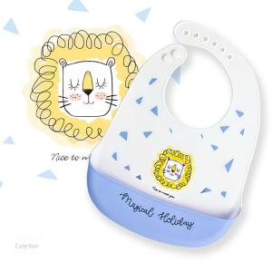 China Unisex Waterproof Infant Silicone Small Bibs For Newborns 2 Year 80cm wholesale