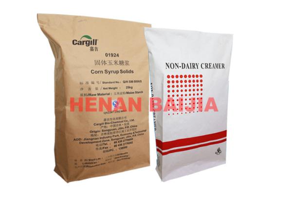 Industrial Multi Wall Paper Sacks Sewn Open Mouth Bags Biodegradable GMP