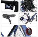 36V 250W Electric Road Bike Single Speed Belt Drive 700C City E Bike
