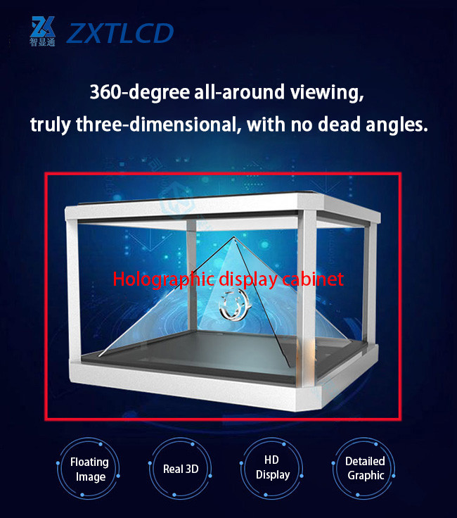 FHD 3D Holographic Display Floating Product Hologram Retail Display