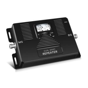 China Output Power 20dBm 2G 3G 4G Booster Dual Band 850MHz 2100MHz wholesale