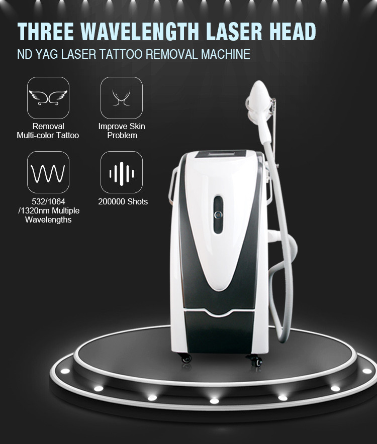 1064nm/532nm OEM Q Switch Laser Tattoo Removal For Eyebrow Embroidery