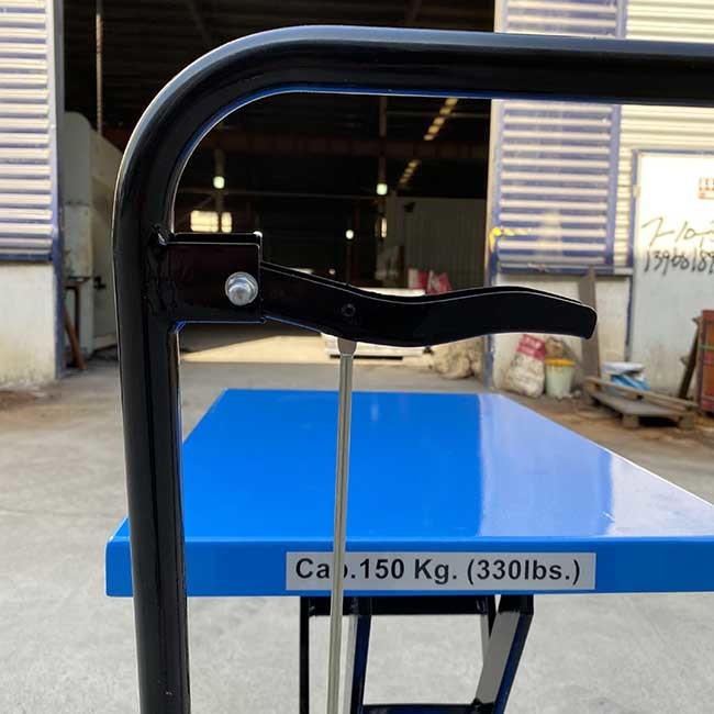 1010mmx520mm Manual Scissor Lift Trolley 750kg Max Height 1000mm Single Scissor