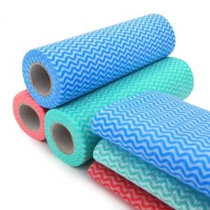 China 30x50cm Reusable Kitchen Wipes Roll , Household Multi Purpose Cloth Wipes wholesale