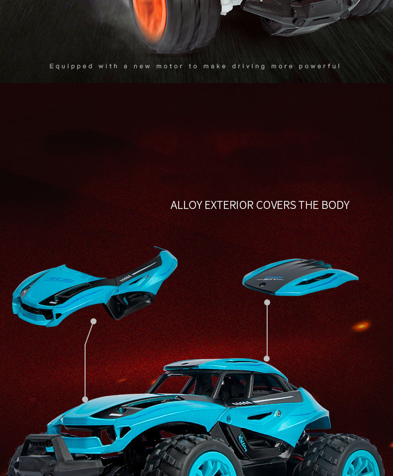 Boys' Birthday Gift 2.4G Remote Control High Speed Vehicle with Strong Power and Fun