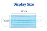 CE ISO13485 Certified Disposable Nonwoven Blue 3 Ply Face Mask For Adult