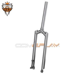 China Super Light Titanium Bike Fork MTB Fork 100mm Hub Distance Off Road Disc Brake wholesale
