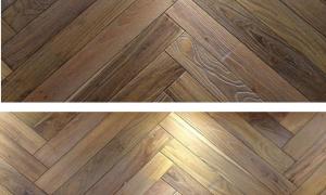 China wire brushed surface oak herringbone parquet flooring wholesale