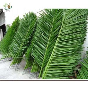 China UVG PTR010 Artificial Coconut Tree Leaves outdoor landscaping green plam wholesale