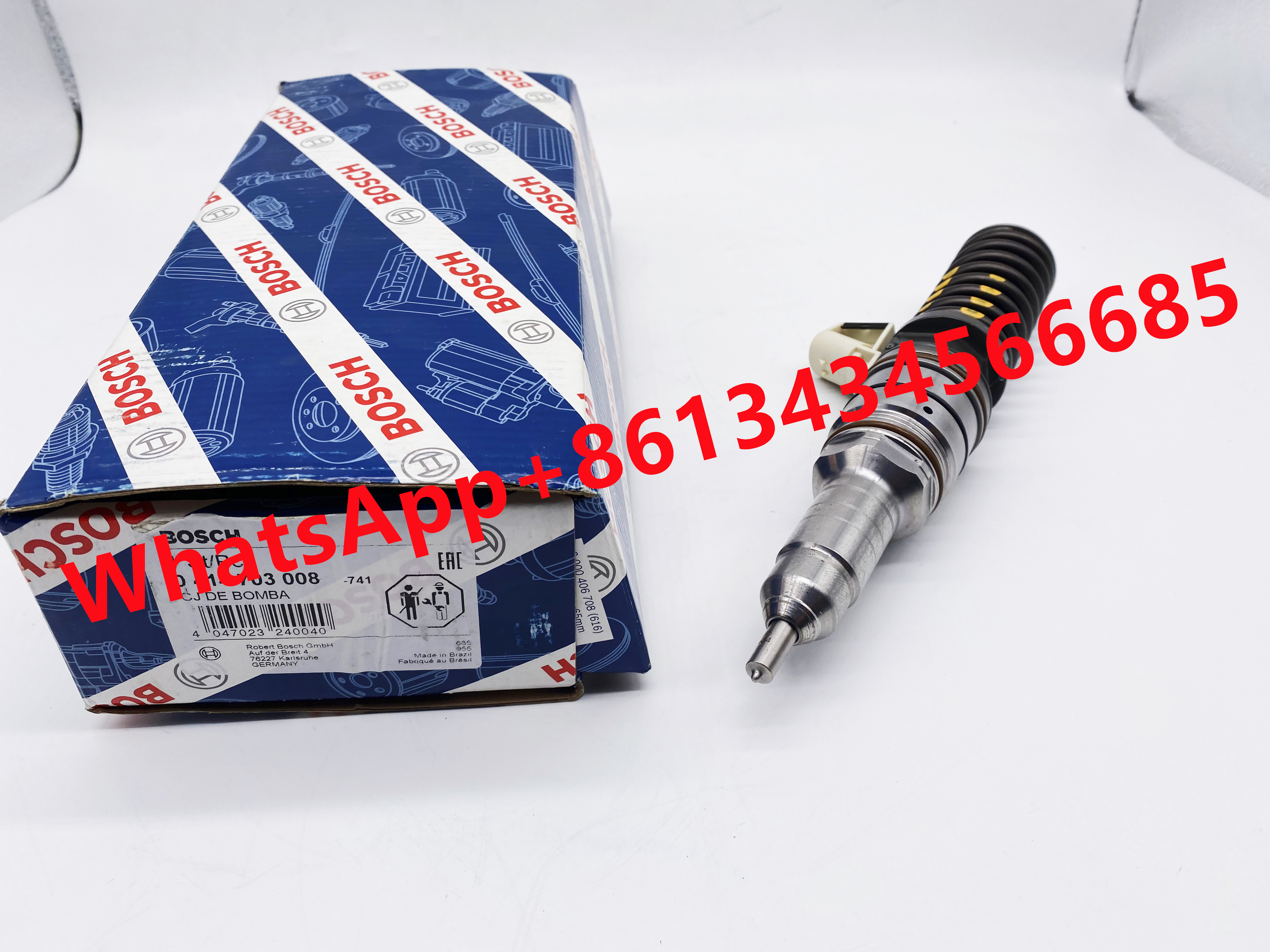 Genuine Original New Injector 0414703008 504287070 504125329 504080487 Common Rail Fuel Diesel Injector for