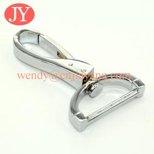 China jiayang zinc alloy custom size bag trigger spring metal swivel snap hook wholesale