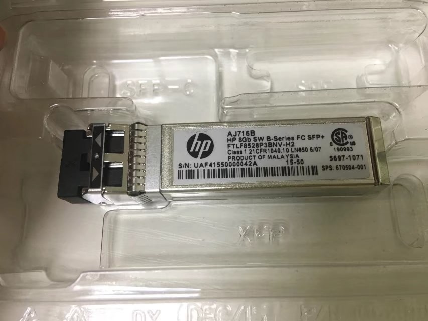 HP FTLF8528P3BNV-H2 HP Optical Transceiver Module 8Gb SW B-Series FC SFP+