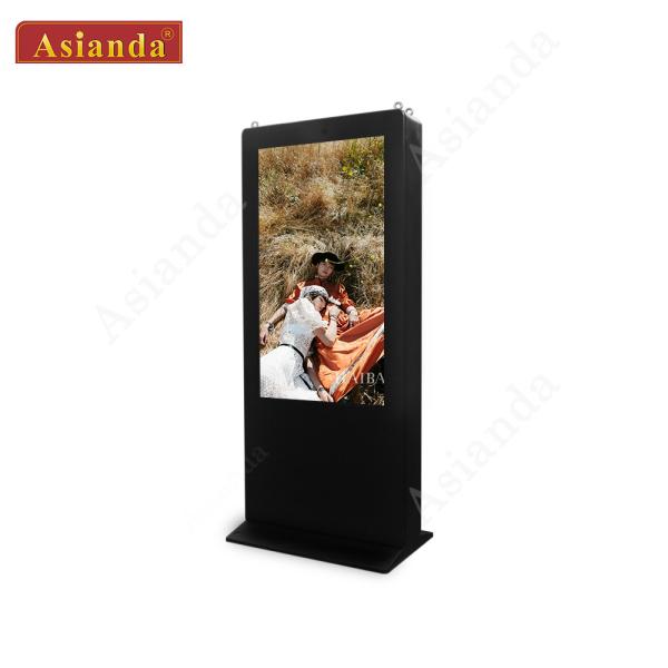 75inch Outdoor Advertising Dual Side Wifi LCD Floor Standing Digital Signage