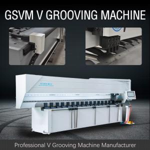 China Heavy Duty Sheet Metal Grooving Machine Door Industry V Groover Machine wholesale