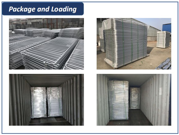 Dipped In Zinc bath Crowd Control Barrier