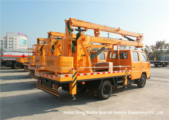 JMC 14-16m 4x2 Double Cabin Aerial Platform Truck For High Operation Working