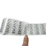 Sustainable 3D Silicone Heat Transfer Label For Clothing