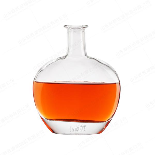 Customized Logo Glass Bottle for Spirit Gin Liquor Whisky Rum Tequila Vodka