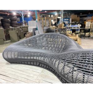 China Custom Design Outdoor Rattan Sofa 100% Hand Woven Mall Furniture Random Combination wholesale