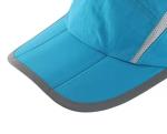 Fashionable Foldable Baseball Cap Sun Protection With Reflective Stripe