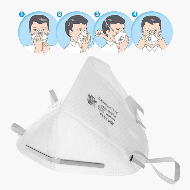 3m 9010 N95 Face Mask Protective Dust Masks Safety Pm2.5 Smog Dustproof