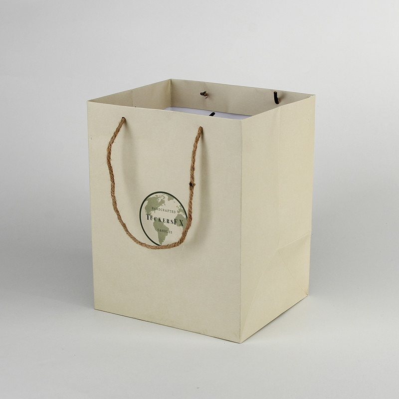 Recycled Custom Paper Shopping Bag packaging design solutions