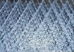China CBT 65 Razor Blade Wire Fence Hot Dipped Galvanized 0.5mm Thickness wholesale