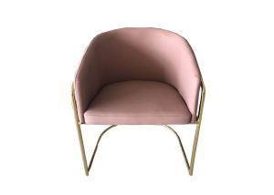 China 82.5cm Wrought Iron Gilt Faux Leather Dining Chairs wholesale