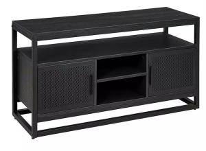 China Black Modern Bedroom TV Cabinet OEM Approved Solid Pine Wood wholesale