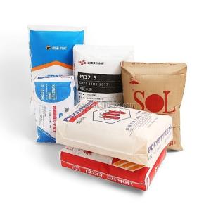 China 25KG 40KG 50KG Cement Packing Bags Ad Star Block Bottom PP Packaging Bags wholesale