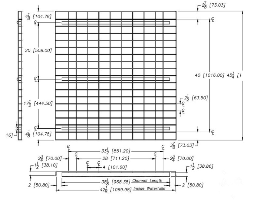 Powder Coating Wire Mesh Decking Pallet Rack 1000kg Mesh Gauge