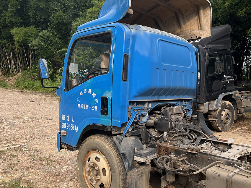 4x2 Cargo Used Medium Duty Trucks 5 Tonne LHD 2nd Hand Isuzu Trucks