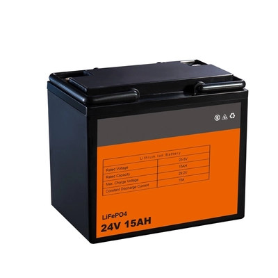 Waterproof LiFePO4 Scooter Battery , 24V 15Ah Lithium Battery For Electric