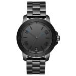 Luxury Minimalist Waterproof Watch , Black Mens Bracelet Watch Logo Customized
