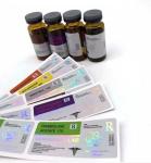 Heat Resistant Holographic PET Offset Printing Glass Vial Labels