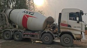 China 2020 Sany Self-Made Chassis 12 Cubic Mixer Truck National V Emission with Steel Drum Material and 13700kg Weight on sale